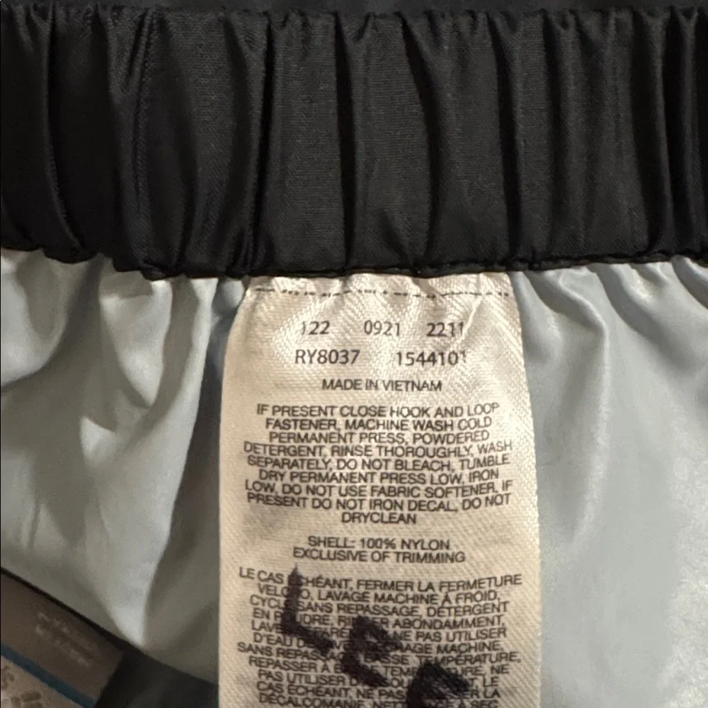 Columbia Cypress Brook Pant Black Waterproof Rain Pants Lightweight-M (10/12)